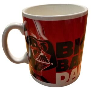 Hallmark Star Wars Coffee Mug Darth Vader Big Bad Dad Red Ceramic Lucasfilm